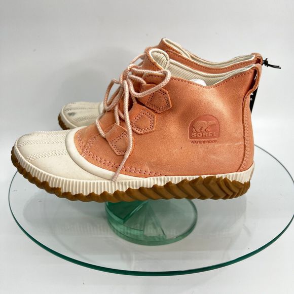 Sorel Out N About Plus Rain Duck Boot Size 7.5 Suede Leather - Picture 7 of 11